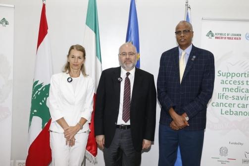 Minister Abiad Received Cancer Drugs from the Italian Ambassador