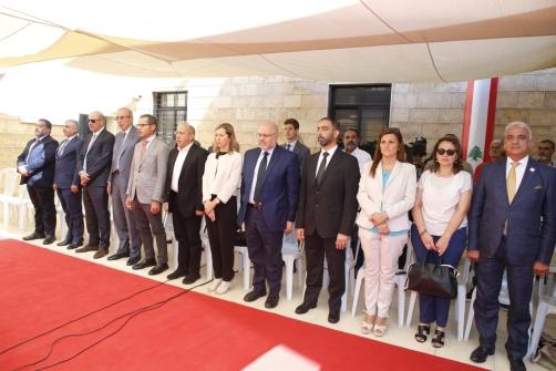 Minister Abiad at the Opening of New Departments in Baabda Governmental Hospital, with an Italian Funding