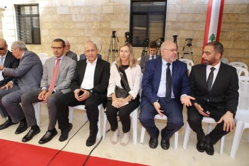 Minister Abiad at the Opening of New Departments in Baabda Governmental Hospital, with an Italian Funding