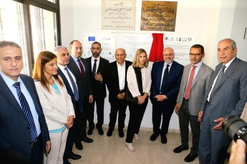 Minister Abiad at the Opening of New Departments in Baabda Governmental Hospital, with an Italian Funding