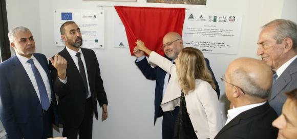 Minister Abiad at the Opening of New Departments in Baabda Governmental Hospital, with an Italian Funding