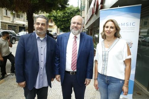 Minister Abiad Visited LEMSIC Medical Students at Makhzoumi Healthcare Center