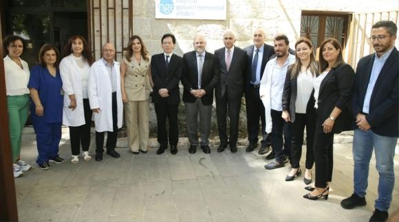 The Minister of Health Visited Ehden Gov. Hospital to Receive a Japanese Donation
