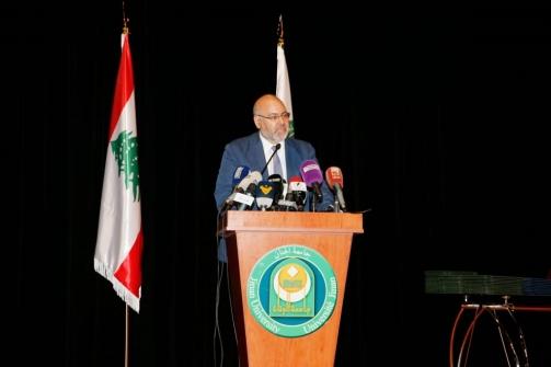 Minister Abiad Represents Mikati at the Graduation of Jinan University Students