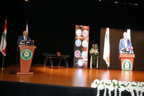 Minister Abiad Represents Mikati at the Graduation of Jinan University Students