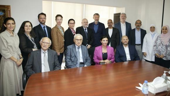 Al Abiad Visits Al Zarif Medical Center with the Danish Ambassador