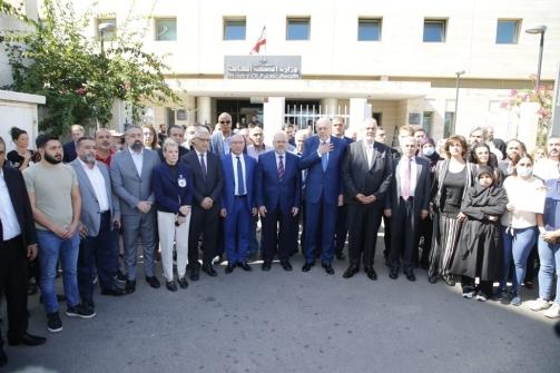 Mikati Participates in a Meeting at the MoPH to Discuss the Plan to Increase the Readiness of the Health Sector