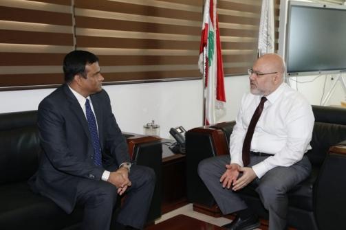 Abiad Meets with the Ambassadors of Bangladesh and India and Discusses Supporting the Health Sector