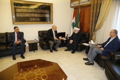 Abiad Visited the Tripoli Fatwa House and Met with Mufti Imam