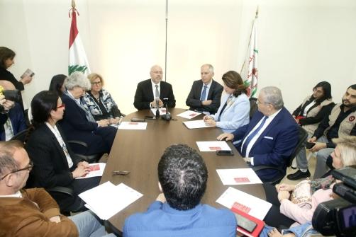 Abiad Visits Hazmieh PHC with French and EU ambassadors