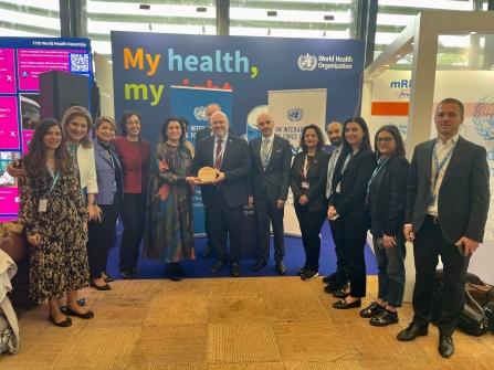 Award for MoPH in Geneva in Recognition of Its Efforts on the “Step by Step” Programme