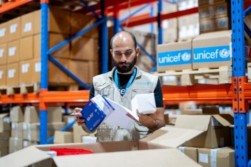 UNICEF Distributes 65 Tons of Medicines and Medical Equipment in Collaboration with MoPH