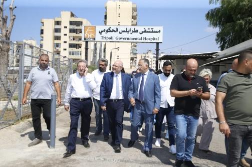 Abiad Visits Tripoli Governmental Hospital in Al-Qobba