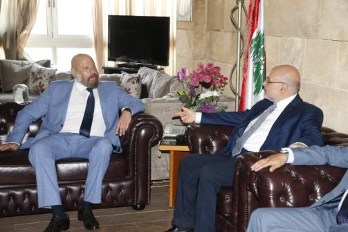 Sheltering the Displaced and Ensuring their Health Services in the Meetings of Minister Abiad