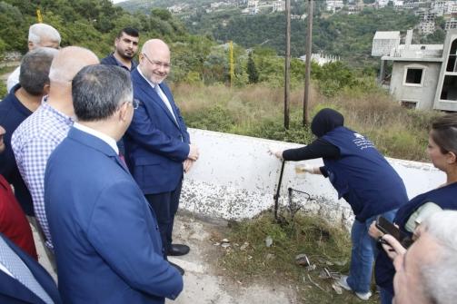 Abiad Concludes his Tour in Minieh-Denniye and Follows up on the Epidemiological Issue