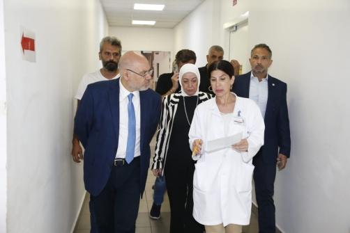Abiad in a Second Tour of Hospitals