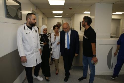 Abiad in a Second Tour of Hospitals