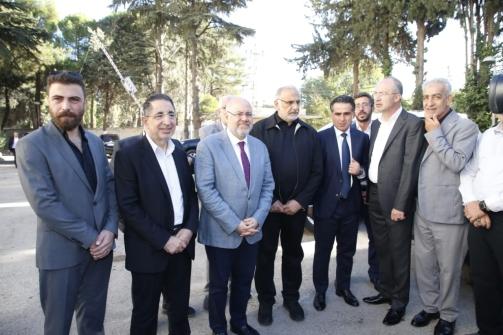 Minister Abiad Inspectes the Injured in Baalbek Hospitals