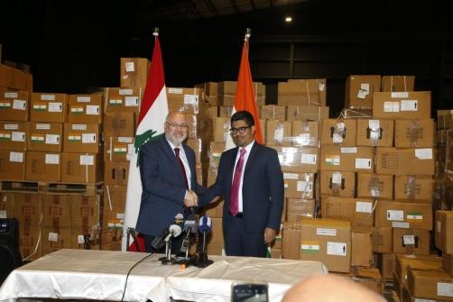 Abiad Receives the First Batch of Indian Medical Aid Amounting to 33 Tons