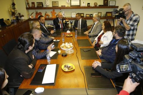 Abiad Tours the Hospital Sector in the Suburb and Stressed the Need for Reconstruction