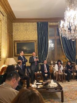 Abiad Discuss in Paris the Rehabilitation of the Central Laboratory after Securing Funding