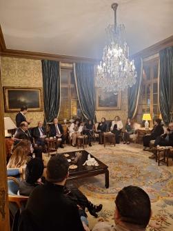 Abiad Discuss in Paris the Rehabilitation of the Central Laboratory after Securing Funding