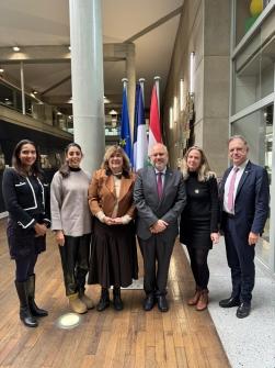 Abiad Discuss in Paris the Rehabilitation of the Central Laboratory after Securing Funding