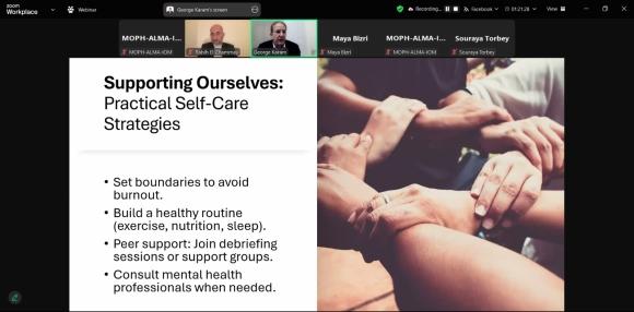 Healing the Healers – Supporting Yourself and Your Patients in the Aftermath of Conflict