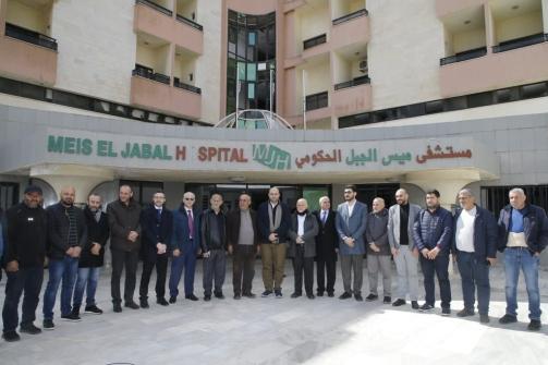 Nassereldine Begins a Tour in the South from Mays Al-Jabal Hospital