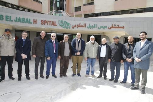 Nassereldine Begins a Tour in the South from Mays Al-Jabal Hospital