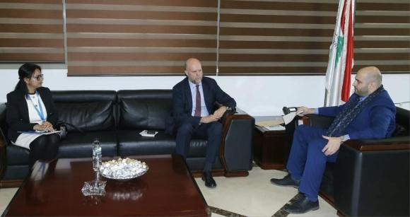 Nassereldine Met with the Egyptian Ambassador and Discussed Bilateral Cooperation with a Delegation from the EU