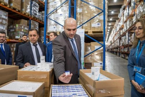 The Ministry of Public Health Receives 40 Tons of Supplies from the European Union and UNICEF