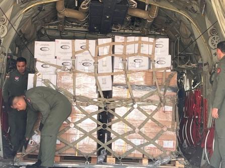 The Ministry of Public Health Receives 36 Tons of Iraqi Medical Aid