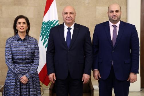 President Aoun Meet a Delegation from the WHO and Praise the Cooperation between Lebanon and the Organization