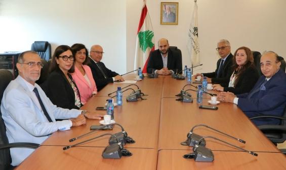 Nassereddine Meet the Japanese Ambassador and the Group of Health Professions Syndicates