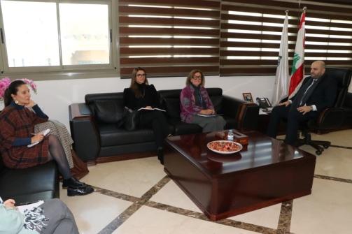 Nassereddine Met a Delegation from the European Union Mission, the Colombian, and Korean Ambassadors