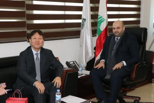 Nassereddine Met a Delegation from the European Union Mission, the Colombian, and Korean Ambassadors