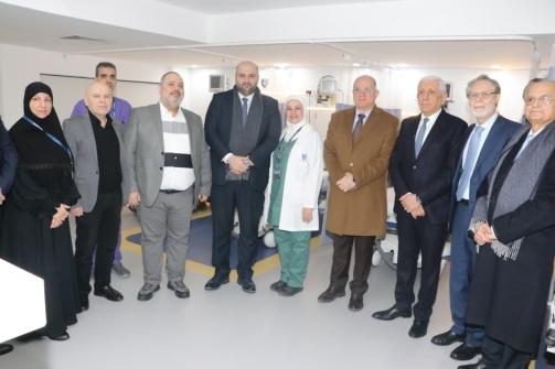 Nassereldine Representing H.E.Berri Inaugurates the Endoscopy & Oncology Departments at Al-Zahraa