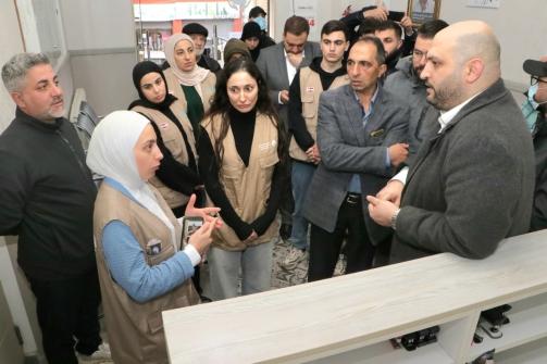 Nassreddine Tours Shelters for Displaced People in Bchamoun, Kayfoun, and Qmatiyeh