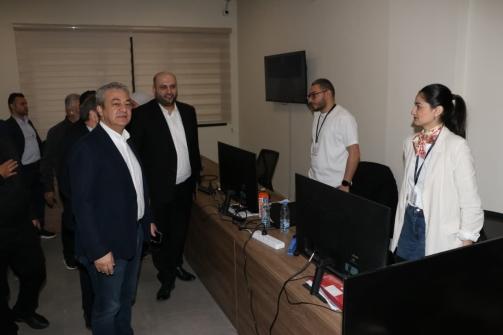 Nassereddine Inspects the Turkish Hospital in Sidon