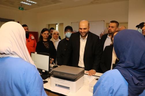 Nassereddine Inspects the Turkish Hospital in Sidon