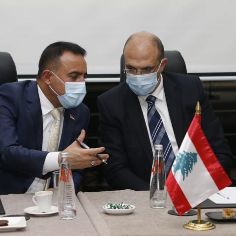 حسن والتميمي بحثا في آلية تنفيذ الإتفاقات الصحية الثنائية