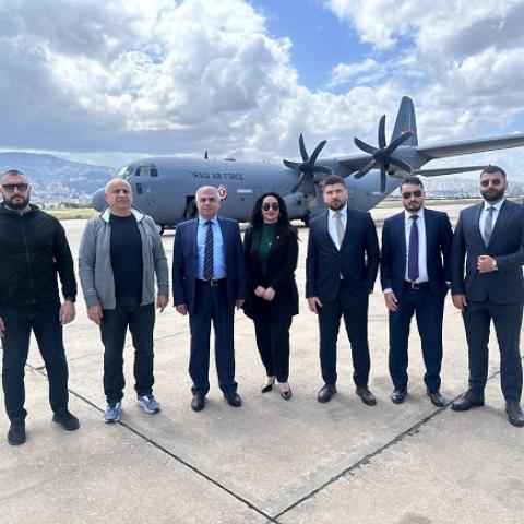 The Ministry of Public Health Receives 36 Tons of Iraqi Medical Aid