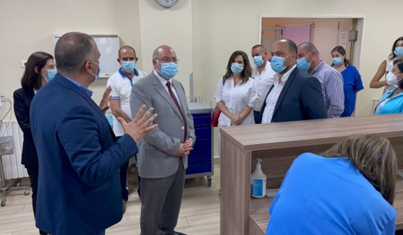 الأبيض جال في مراكز الشوف الصحية وتفقد مستشفى جزين الحكومي