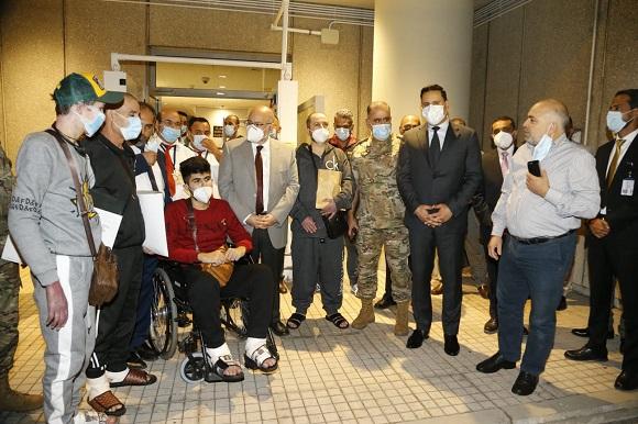 Four Injured in Akkar Explosion Were Received at the Airport by Minister Abiad