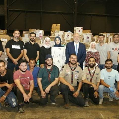 مؤتمر صحافي مشترك للوزيرين الأبيض وياسين لتوضيح آلية المساعدات