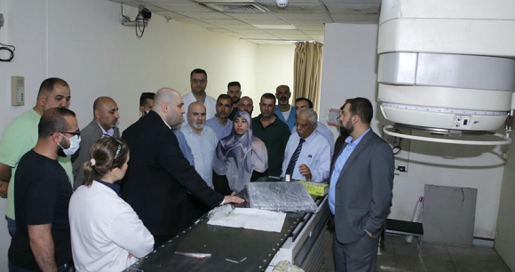 مدير مستشفى رفيق الحريري شكر لوزير الصحة زيارته التفقدية 