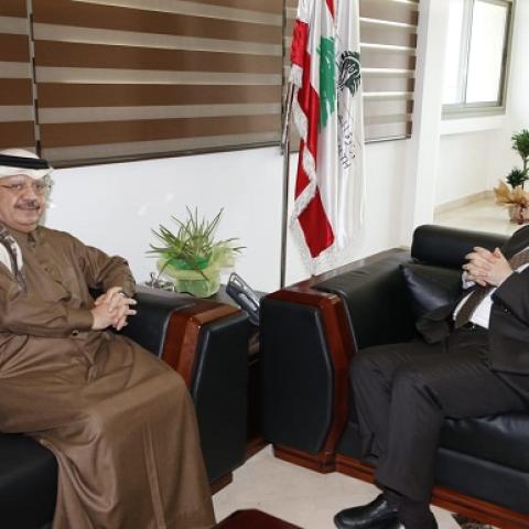 الابيض استقبل سفيري قطر والصين وبحث معهما في تحديات القطاع الصحي والاستشفائي ومشاريع التعاون راهنا ومستقبلا 