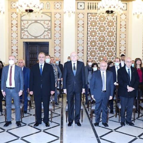 ميقاتي أطلق ووزيري الصحة والصناعة المرحلة الثانية من ترشيد دعم الصناعة الدوائية المحلية
