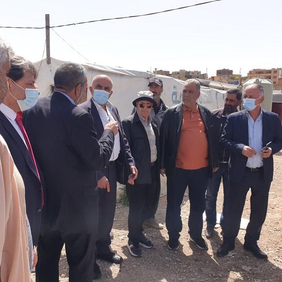 كشف ميداني على مخيم عرسال للنازحين السوريين والحلو يرفع الصوت